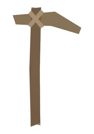 Unturned Wooden Pickaxe melee weapon icon