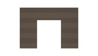 Unturned Wooden Doorway barricade icon