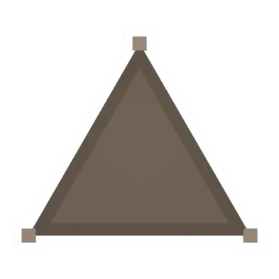 Unturned Triangular Wooden Floor barricade icon