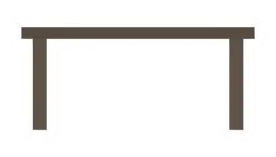 Unturned Wooden Table barricade icon