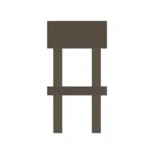 Unturned Wooden Chair barricade icon