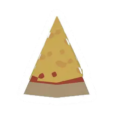 Unturned Mozzarella Pizza Slice food icon