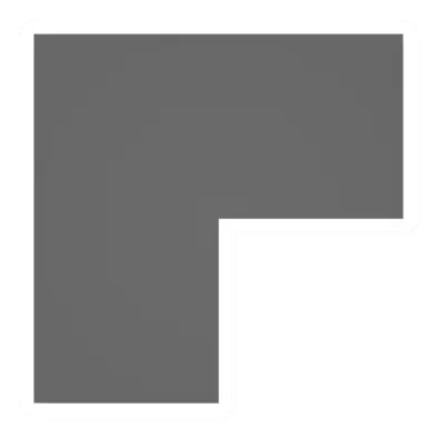 Unturned L-Shaped Metal Roof barricade icon