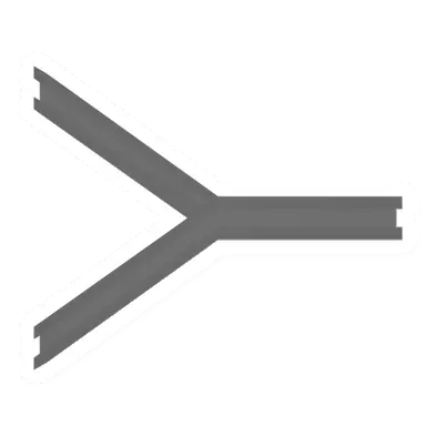 Unturned U-Shaped Metal Stairs barricade icon