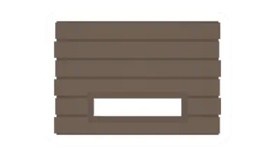 Unturned Narrow Wooden Window barricade icon