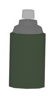 Unturned Spray Can "Police Green" item icon