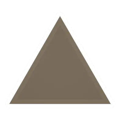 Unturned Triangular Brick Floor barricade icon