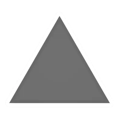 Unturned Triangular Metal Roof barricade icon