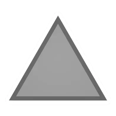 Unturned Triangular Glass Roof barricade icon