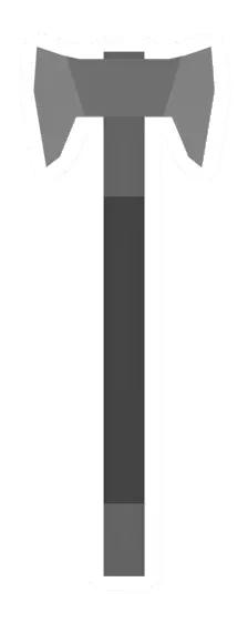 Unturned Iridium Battleaxe melee weapon icon