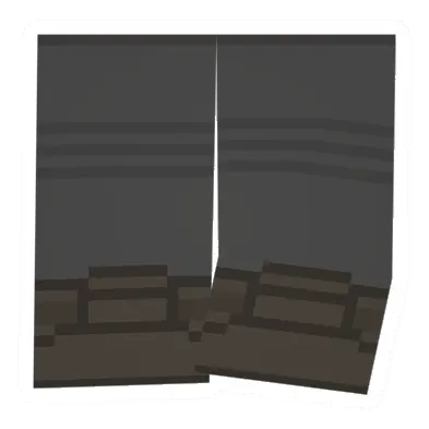Unturned Black Biohazard Bottom clothing icon