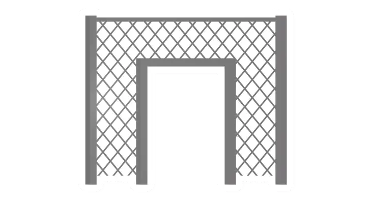 Unturned Chain Link Gate barricade icon