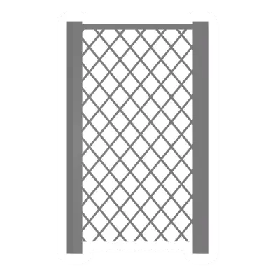 Unturned Chain Link Half Fence barricade icon