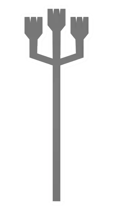 Unturned Trident melee weapon icon