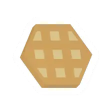 Unturned Hexagon Waffle food icon