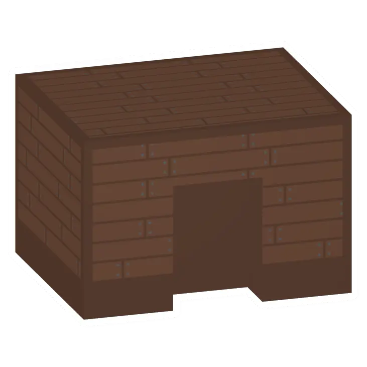 Unturned Pine Shack barricade icon