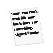 Unturned Note barricade icon