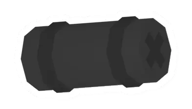 Unturned Black Bedroll barricade icon