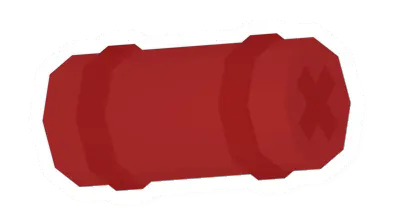 Unturned Red Bedroll barricade icon
