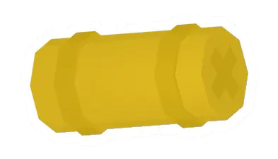 Unturned Yellow Bedroll barricade icon