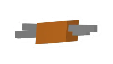 Unturned Orange Cot barricade icon
