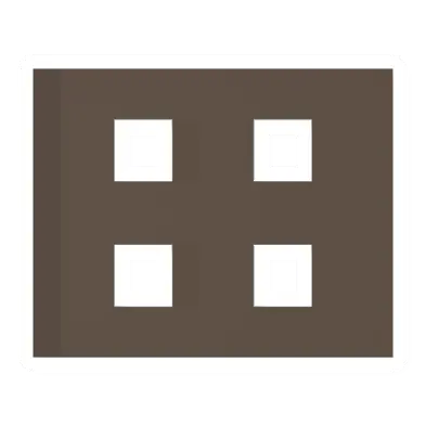 Unturned Maple Window Bars barricade icon