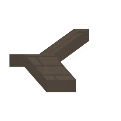 Unturned Maple Stairs (Right) barricade icon
