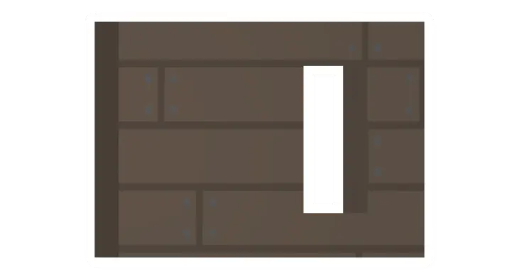 Unturned Maple Vertical Window (Side) barricade icon