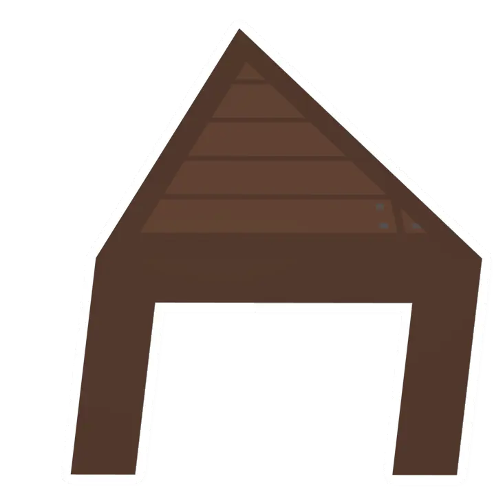 Unturned Pine Triangular Floor barricade icon