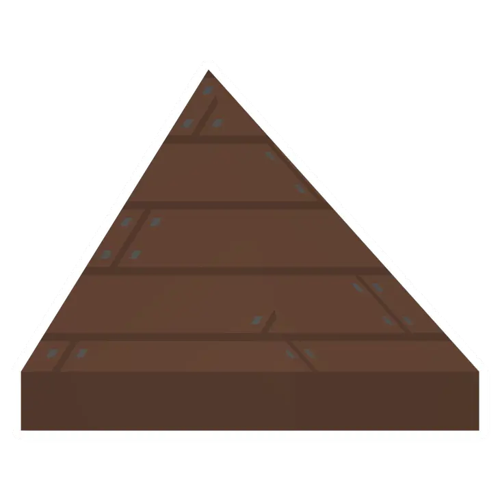 Unturned Pine Corner Ramp (Outter) barricade icon