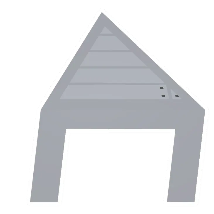 Unturned Poplar Triangular Floor barricade icon