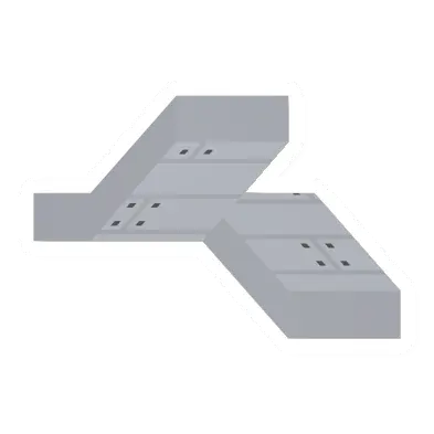 Unturned Poplar U Stairs (Right) barricade icon