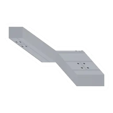 Unturned Poplar Stairs (Left) barricade icon