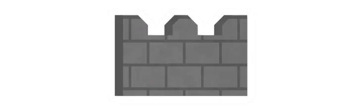 Unturned Stone Castle Spiked Rampart barricade icon