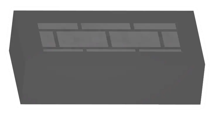 Unturned Stone Half Roof barricade icon
