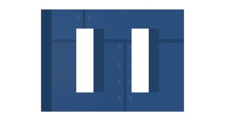 Unturned Titanium Vertical Window (Sides) barricade icon