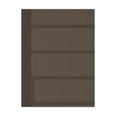 Unturned Maple Half Wall barricade icon