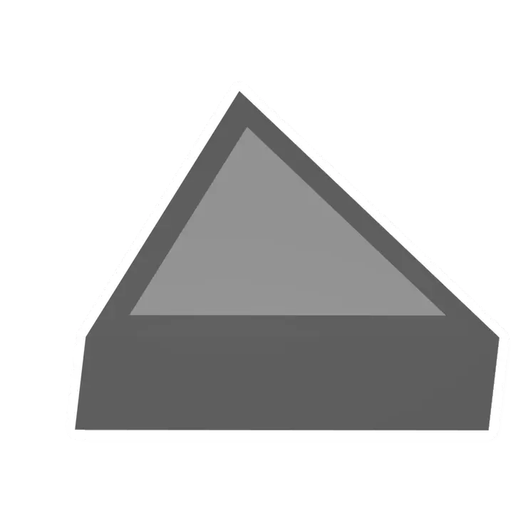 Unturned Bulletproof Glass Triangular Roof barricade icon