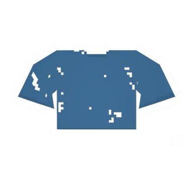 Unturned Worn Blue Tee clothing icon