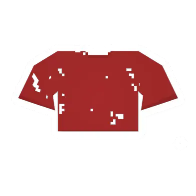 Unturned Worn Red Tee clothing icon