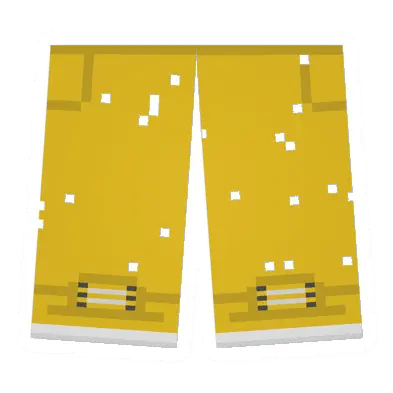 Unturned Worn Yellow Pants clothing icon
