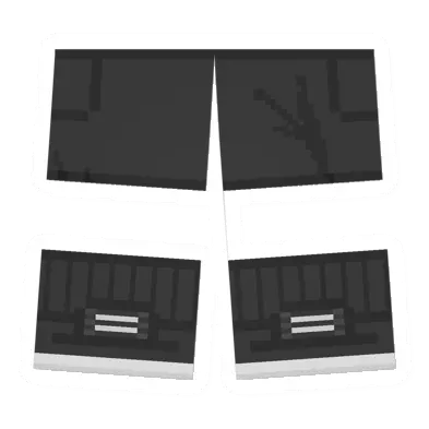 Unturned Black Sawed-Off Shorts clothing icon