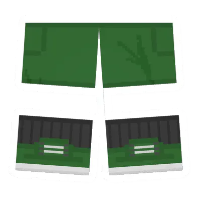Unturned Green Sawed-Off Shorts clothing icon