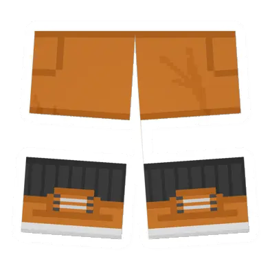 Unturned Orange Sawed-Off Shorts clothing icon