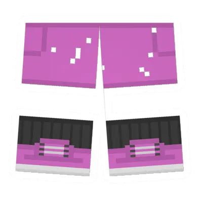 Unturned Worn Pink Sawed-Off Shorts clothing icon