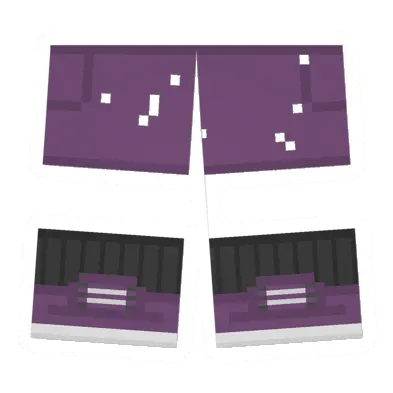 Unturned Worn Purple Sawed-Off Shorts clothing icon