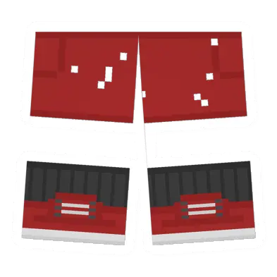 Unturned Worn Red Sawed-Off Shorts clothing icon