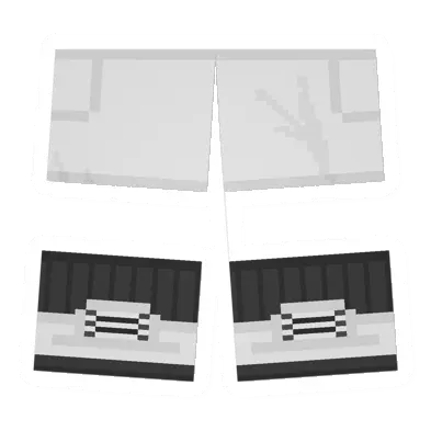 Unturned White Sawed-Off Shorts clothing icon