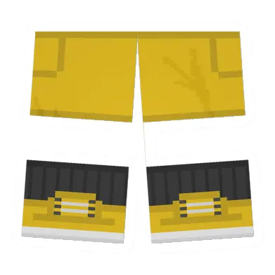 Unturned Yellow Sawed-Off Shorts clothing icon