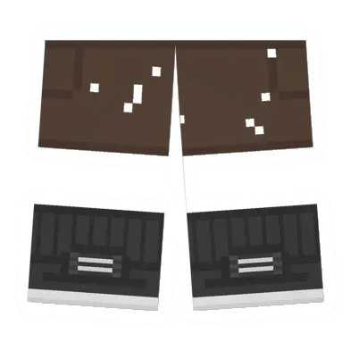 Unturned Worn Corduroy Sawed-Off Shorts clothing icon